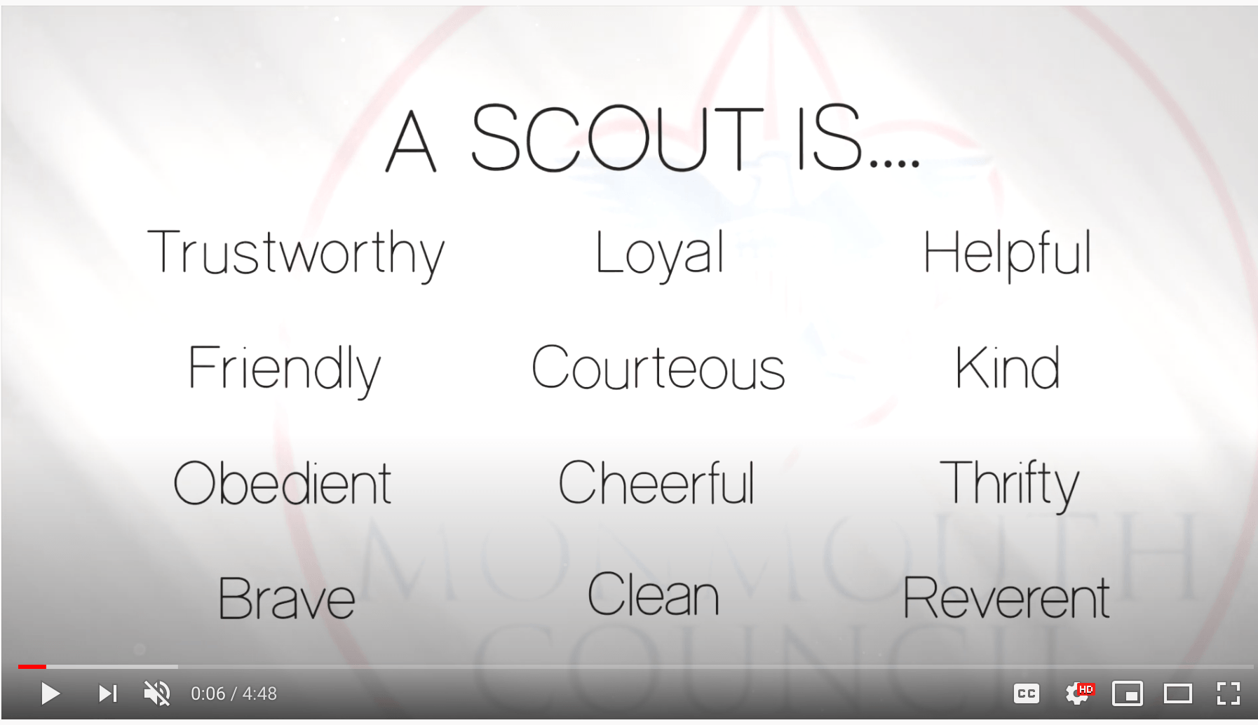 Traits of a Scout